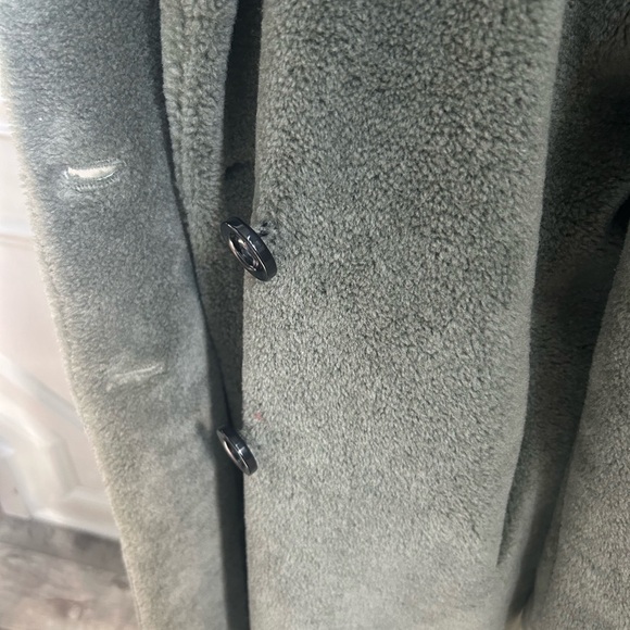 Rebecca Minkoff Wool Long Double Breasted Coat Medium - Picture 6 of 11